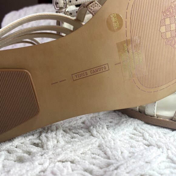 Vince Camuto Women's Dirrazo Embellished Gladiator Sandal Flat Sz 8.5 M new - Picture 3 of 7